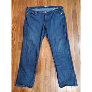 Levis Jeans Red Tab Womens Classic Straight Leg 20W Dark Wash Stretch Denim Jean